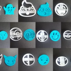 Pack cookies cutter Emoji