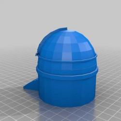 STL File for 3D Printing Keck Telescope Upper Tube