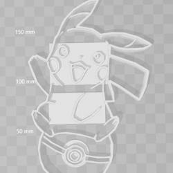 ▷ pokeball pikachu 3d models 【 STLFinder 】