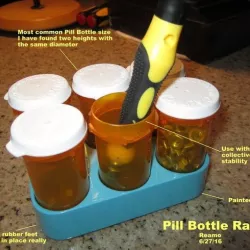 Pill Bottle Rack