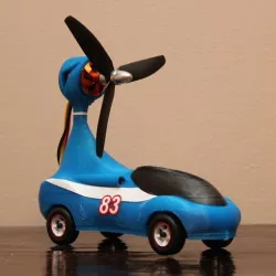 Pinewood Derby Car - Prop Powered
