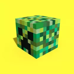 Pixel Creeper Head