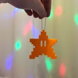 Pixel Star from Mario Bros games.