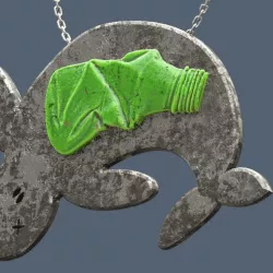 plastic pollution impact on animals #XYZCHALLENGE