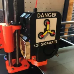 Prusa MK3 Rotation Indicator Flux Capacitor
