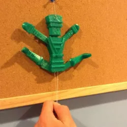 Pull-String Nutcracker Ornament