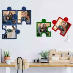 Puzzle photo frames