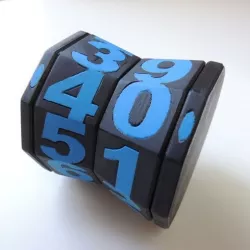 Ratcheting Spin-Down Life Counter