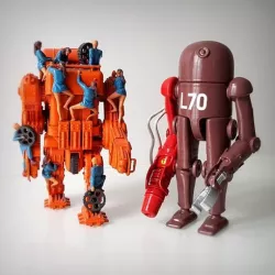 Retro-futuristic robots