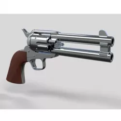 Revolver of agent Whiskey from movie Kingsman The Golden Circle