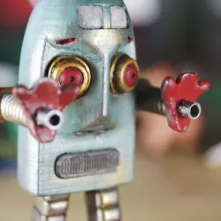 Robert the angry vintage robot