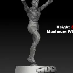 Rocky Balboa 3D Silvester Stallone Stl 3d printers V7.2 Upgrade Head