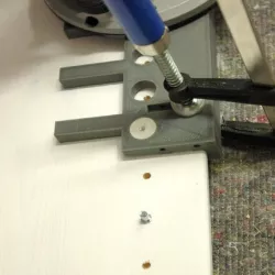 Router Shelf Pin Jig (Customizable)