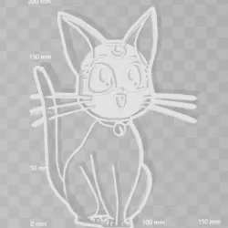 sailor moon cat cookie cutter