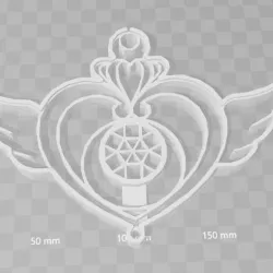 sailor moon heart cookie cutter