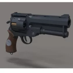 Samaritan revolver from movie Hellboy