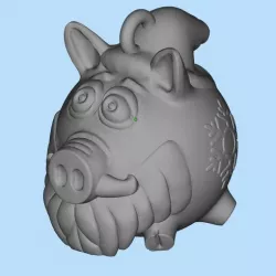 Santa pig