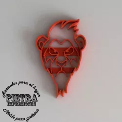 SCAR FONDANT EL REY LEON COOKIE CUTTER