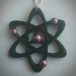 Science-themed necklace
