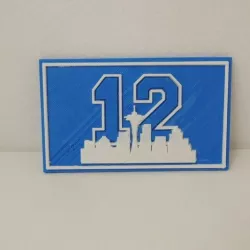 Seattle 12th Man Plaque
