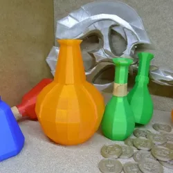 Skyrim fortify and poison potion // props replica