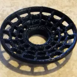 Spider Web Nipple Ring Shield
