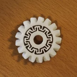 Sprung Extruder Gear