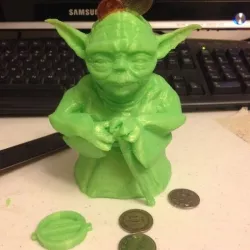 Standing Yoda Figure - Piggy Bank