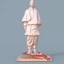 Statue Of Unity With Base - Sardar Vallabhbhai Patel