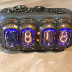 Steampunk Nixie Tube Clock