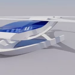 Stingray Amphibious Tri-Copter Drone Model