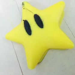 Super Mario Power Star (remeshed & dual + single extrusion)