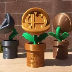 Super Smash Bros Piranha Plant Trophy
