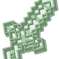 Sword Minecraft cookie cutter