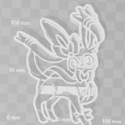 sylveon pokemon cookie cutter