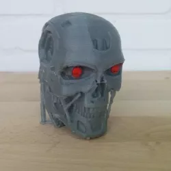 T-800 Terminator Skull for Dual Extrusion