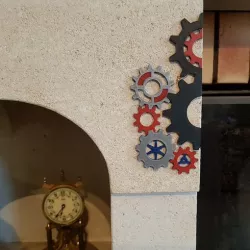 table decoration gears