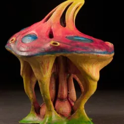Tabletop plant: Alien Vegetation 03 "Strange Mushroom"