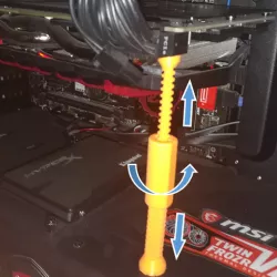 Tensioner for graphic cards