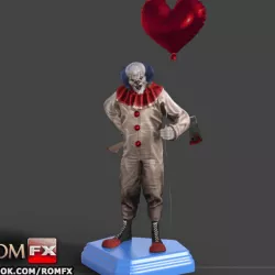 The Evil Clown - A Creepy Figure Printable