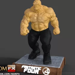 The Thing Fantastic Four - Ben Grimm - Printable Figure