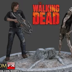 The Walking Dead Diorama Action Figures Printables