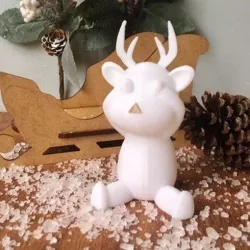 Three wise Deers "See no evil"