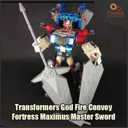 Transformers God Fire Convoy / Fortress Maximus Master Sword