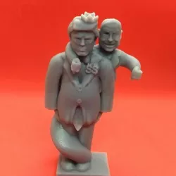 Trump Chess-Alternate Trump King-Trump with the Ghost of John McCain