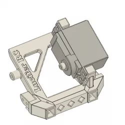 TRX4 Bumper mount servo winch mount