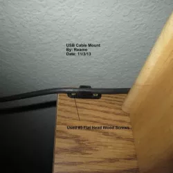 USB Cable Mount