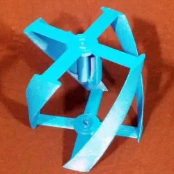 Vertical Wind Turbine - Parametric