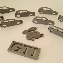 VW Golf evolution set /mk1+cabrio/mk2/mk3/mk4/mk5/mk6/mk6 + GTI + Rabbit keychain