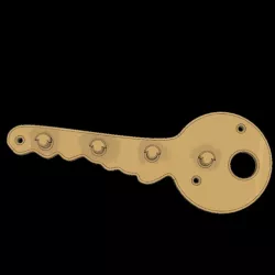 Wall key holder